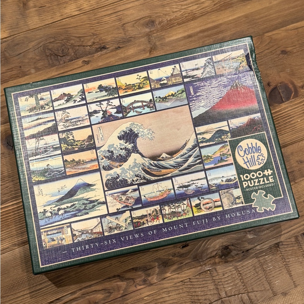 Cobble Hill 1000 Piece Puzzle 36 Views of Mt Fuji Japan